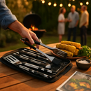 Stainless Steel BBQ Grill Tool Kit Grilling Utensils by LJGDeals