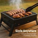 Portable BBQ Grill Foldable Charcoal for Camping by LJGDeals