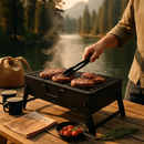 Portable BBQ Grill Foldable Charcoal for Camping by LJGDeals