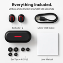 TWS Earbuds with Mic for Dual-Mode Stereo by LJGDeals