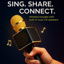 Wireless Karaoke Microphone with Built-in Speaker by LJGDeals