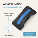 Back Massage Stretching Device for Lower Back Pain Relief by LJGDeals