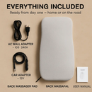 Full Back Massager With Rolling Kneading Nodes Soothing Heating 3D Deep Tissue Shiatsu Chair Massage Pad For Lumbar Upper Lower Back Gift For Women Me by LJGDeals