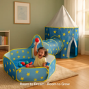 3-in-1 Crawl Tunnel Tent for Kids Playtime by LJGDeals