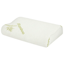 Bamboo Memory Foam Sleep Pillow Contoured Cervical Pillow by LJGDeals