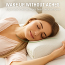 Bamboo Memory Foam Sleep Pillow Contoured Cervical Pillow by LJGDeals