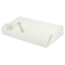 Bamboo Memory Foam Sleep Pillow Contoured Cervical Pillow by LJGDeals