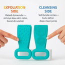 Silicone Back Scrubber Belt for Shower Scrubber - Blue by LJGDeals