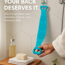 Silicone Back Scrubber Belt for Shower Scrubber - Blue by LJGDeals