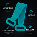 Silicone Back Scrubber Belt for Shower Scrubber - Blue by LJGDeals