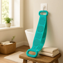 Silicone Back Scrubber Belt for Shower Scrubber - Blue by LJGDeals