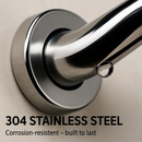 Bath Grab Bar Stainless Steel Safety Handle by LJGDeals