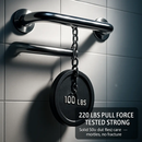 Bath Grab Bar Stainless Steel Safety Handle by LJGDeals