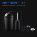 Bathroom Accessories Set for Modern Home Organization by LJGDeals