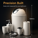 Bathroom Accessories Set for Modern Home Organization by LJGDeals