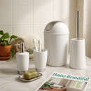 Bathroom Accessories Set for Modern Home Organization by LJGDeals