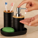 Bathroom Accessories Set with Dispenser & Holder by LJGDeals
