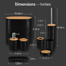 Bathroom Accessories Set with Dispenser & Holder by LJGDeals