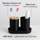 Bathroom Accessories Set with Dispenser & Holder by LJGDeals