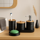 Bathroom Accessories Set with Dispenser & Holder by LJGDeals