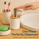 Bathroom Accessories Set with Dispenser & Holder by LJGDeals
