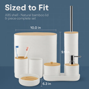 Bathroom Accessories Set with Dispenser & Holder by LJGDeals