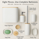 Bathroom Accessories Set with Dispenser & Holder by LJGDeals