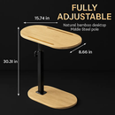 C-Shaped Bathtub Tray Table with Adjustable Height by LJGDeals