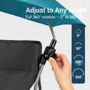 Foldable Beach Chair with Adjustable Canopy & Cup Holder by LJGDeals