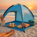 Beach Tent Outdoor Waterproof Tent Canopy for 4-6 Person with 3 Door Openings Carrying Bag UPF50+ Easy Setup for Beach Picnic Camping Hiking Adventure by LJGDeals