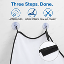 Beard Apron: Facial Hair Catcher with Suction Cups by LJGDeals