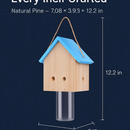 Wood Carpenter Bee Trap for Outdoor Pine Wood - Hanging by LJGDeals