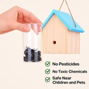 Wood Carpenter Bee Trap for Outdoor Pine Wood - Hanging by LJGDeals