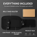 Belly Band Gun Holster Waist Carry Pouch by LJGDeals