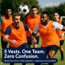 5Pcs Mesh Scrimmage Vests for Team Sports by LJGDeals
