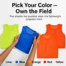 5Pcs Mesh Scrimmage Vests for Team Sports by LJGDeals
