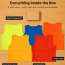 5Pcs Mesh Scrimmage Vests for Team Sports by LJGDeals