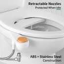 Bidet Attachment with Dual Nozzles and Water Flow Control by LJGDeals