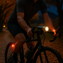 Bike Front and Rear Light Set for Secure Handlebar Mounting by LJGDeals