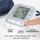 Arm Blood Pressure Monitor with Voice Broadcast by LJGDeals
