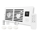 Register Booster Fan Smart AC Vent Booster Fan Fits 4" x 10" Register Holes with 3 Modes 10 Speeds 2H/4H Timer LCD Screen 2 Scent Diffuser Slots Remot by LJGDeals