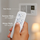 Register Booster Fan Smart AC Vent Booster Fan Fits 4" x 10" Register Holes with 3 Modes 10 Speeds 2H/4H Timer LCD Screen 2 Scent Diffuser Slots Remot by LJGDeals