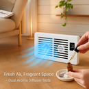 Register Booster Fan Smart AC Vent Booster Fan Fits 4" x 10" Register Holes with 3 Modes 10 Speeds 2H/4H Timer LCD Screen 2 Scent Diffuser Slots Remot by LJGDeals