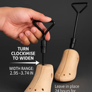 Boot Stretcher Adjustable Width Wooden Widener for Boots