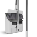 4-in-1 Upright Broom and Dustpan Set - Stainless Steel Handle by LJGDeals