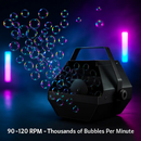 Bubble Machine Pro with Detachable Handle for Parties by LJGDeals