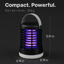 4-in-1 Bug Zapper Light for Indoor/Outdoor Mosquito Control by LJGDeals
