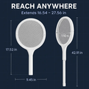 Electric Bug Zapper Racket with Telescopic Wand by LJGDeals