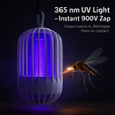 Cordless Indoor Bug Zapper Mosquito Lamp with Hanging Strap by LJGDeals