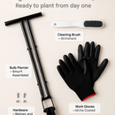 Bulb Planter Tool with Long Handle for Easy Planting by LJGDeals
